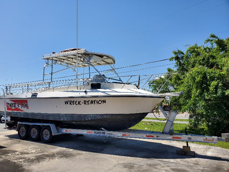 Getting on the boat